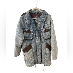 80s Trade Secrets Wash Denim Coat